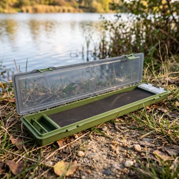 🎣 Професионална кутия за поводи и риболовни аксесоари (34 х 8 х 2.4 см)
