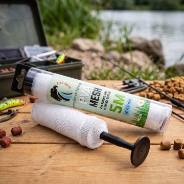 🎣 PVA Система с Мрежа,Фуния и Тъпкало Fish Hawk (5M / Ø 44mm)