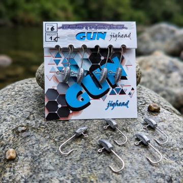 🎣 Джиг глави ECOTACKLE GUN Jighead (#6 / 1г) 4бр