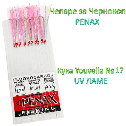 ЧЕПАРЕ ЗА ЧЕРНОКОП С ОЧИЧКИ КУКА Youvella №17 UV ЛАМЕ