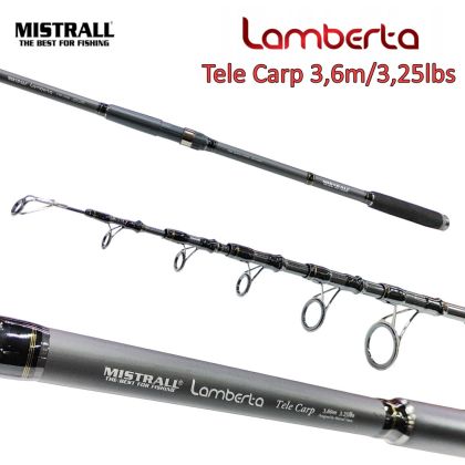 Шаранджийска телескопична въдица Mistrall Lamberta Tele Carp 3,6m/3,25lbs