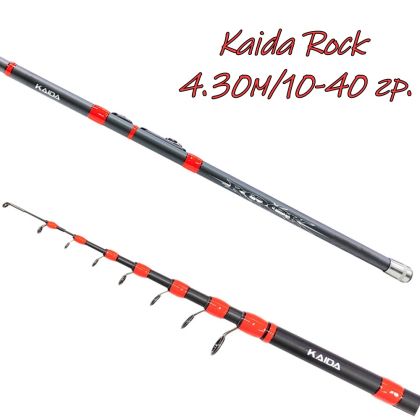 Тескопична карбонова въдица Kaida Rock 4.30м/10-40гр