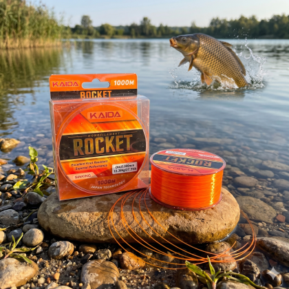 Шаранско влакно KAIDA ROCKET Carp Fluo - 0.28 мм-1000м