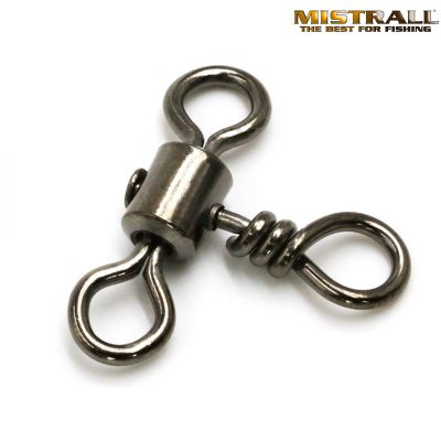 ТРОЙНИ ВИРБЕЛИ MISTRALL CROSS LINE ROLLING  SWIVEL №2-10 бр/8091002