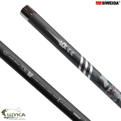 Телескоп без водачи SIWEIDA PANTHER HARD 6 m POLE 45 гр