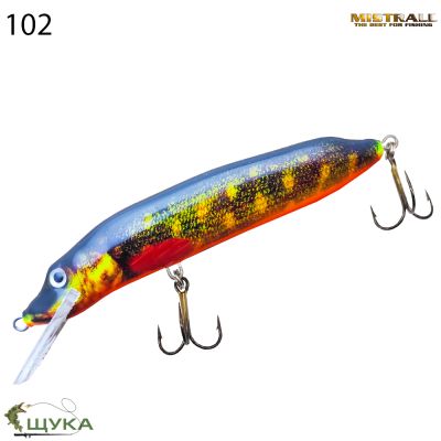 воблер MISTRALL PIKE FLOATER-100mm