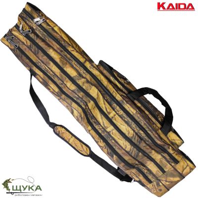 Троен калъф за въдици KaidaPro Camo 160 см
