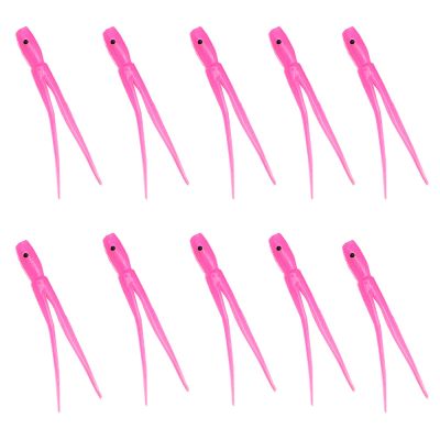 UV СИЛИКОНОВИ ОКТОПОДИ Лястовица 4.4см  10 бр. Pink