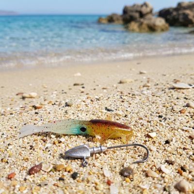 🦑 Реалистична Силиконова Примамка Sipya Squid Soft Lure 7 см. с Джиг Глава 2 гр.