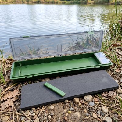 🎣 Професионална кутия за поводи и риболовни аксесоари (34 х 8 х 2.4 см)