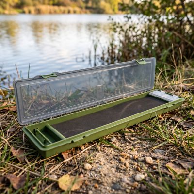 🎣 Професионална кутия за поводи и риболовни аксесоари (34 х 8 х 2.4 см)